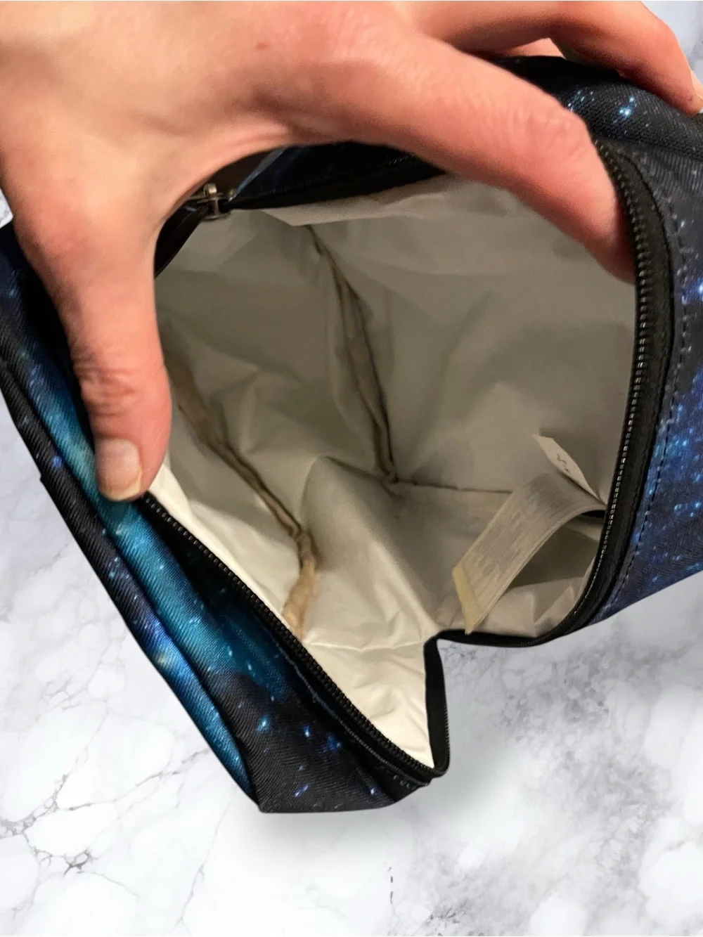 JanSport Big Break Insulated Lunch Bag - Cyberspace Galaxy Cosmic Print